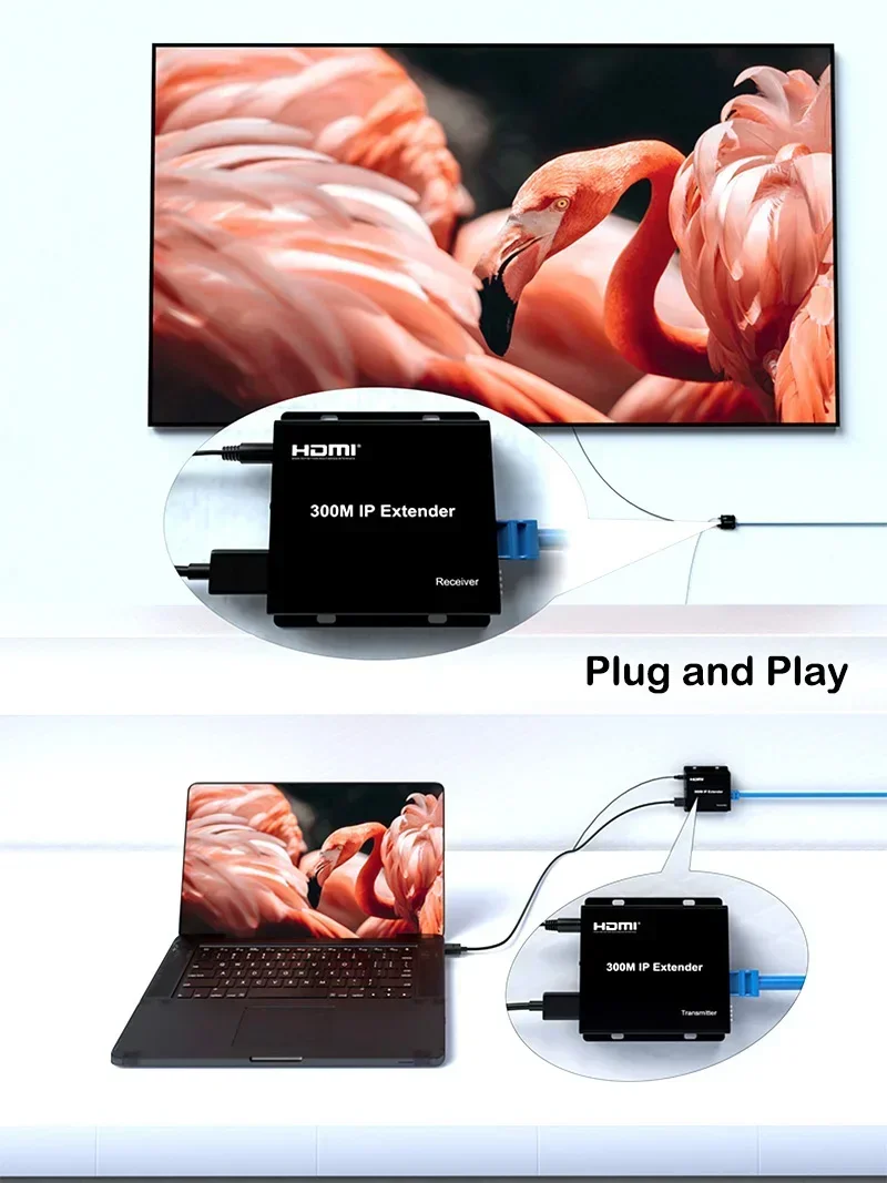 150m 200m 300M IP Extender Via - огляд і ціна Hdmi Cable