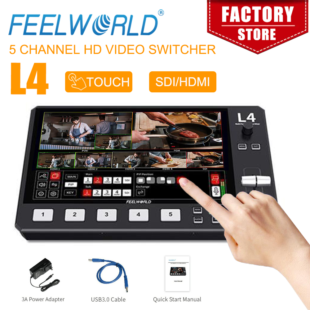 FEELWORLD L4 10.1 Inch Multi C - огляд і ціна Hdmi Cable