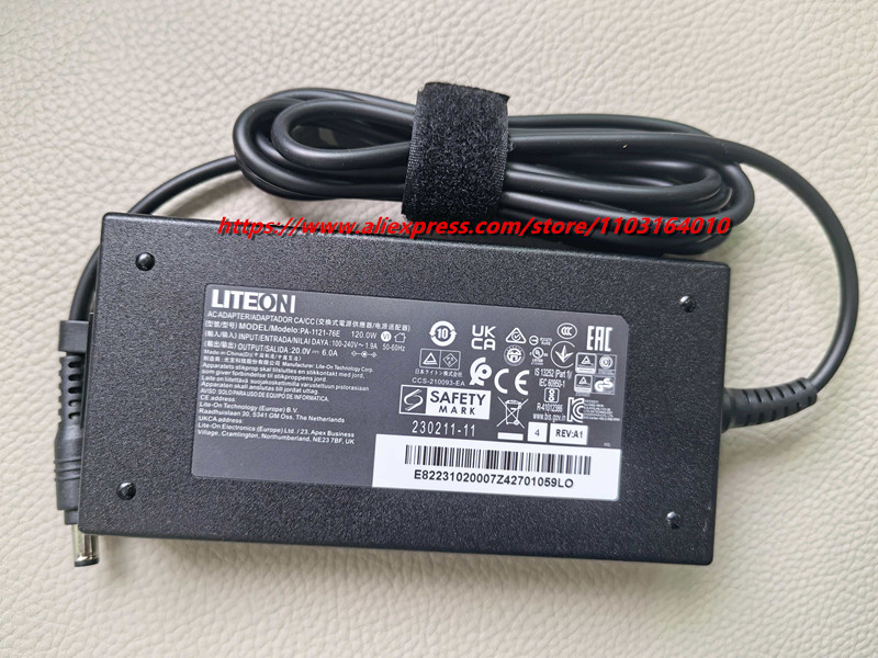 Original 20V 6A PA-1121-76E AC - огляд і ціна Laptop Charger