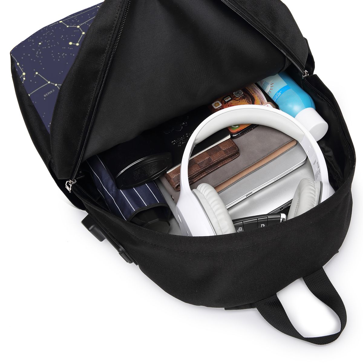 Night Sky Golden Celestial Sta - огляд і ціна Laptop Bag