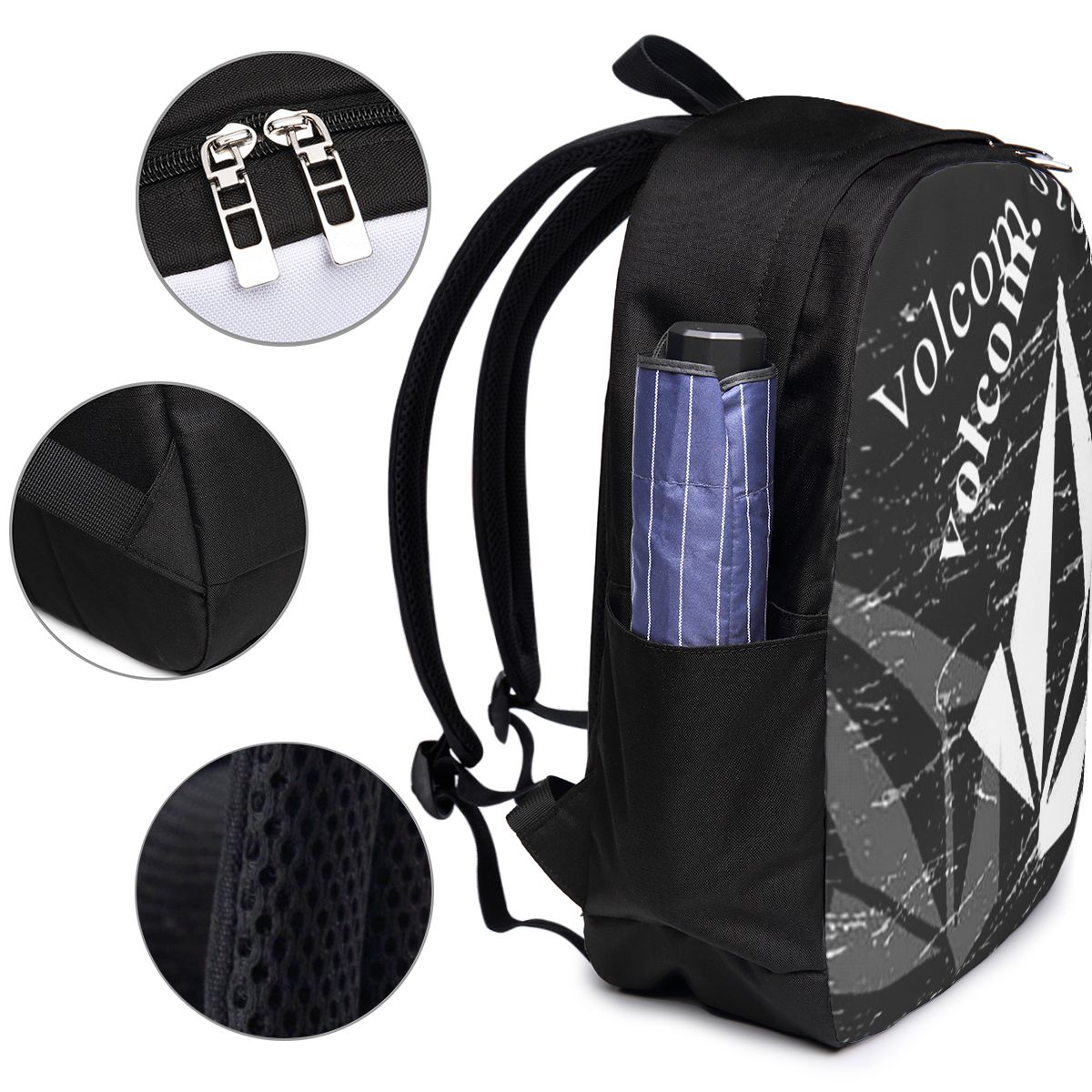 V-Volcom Logo Backpack Travel  - огляд і ціна Laptop Bag