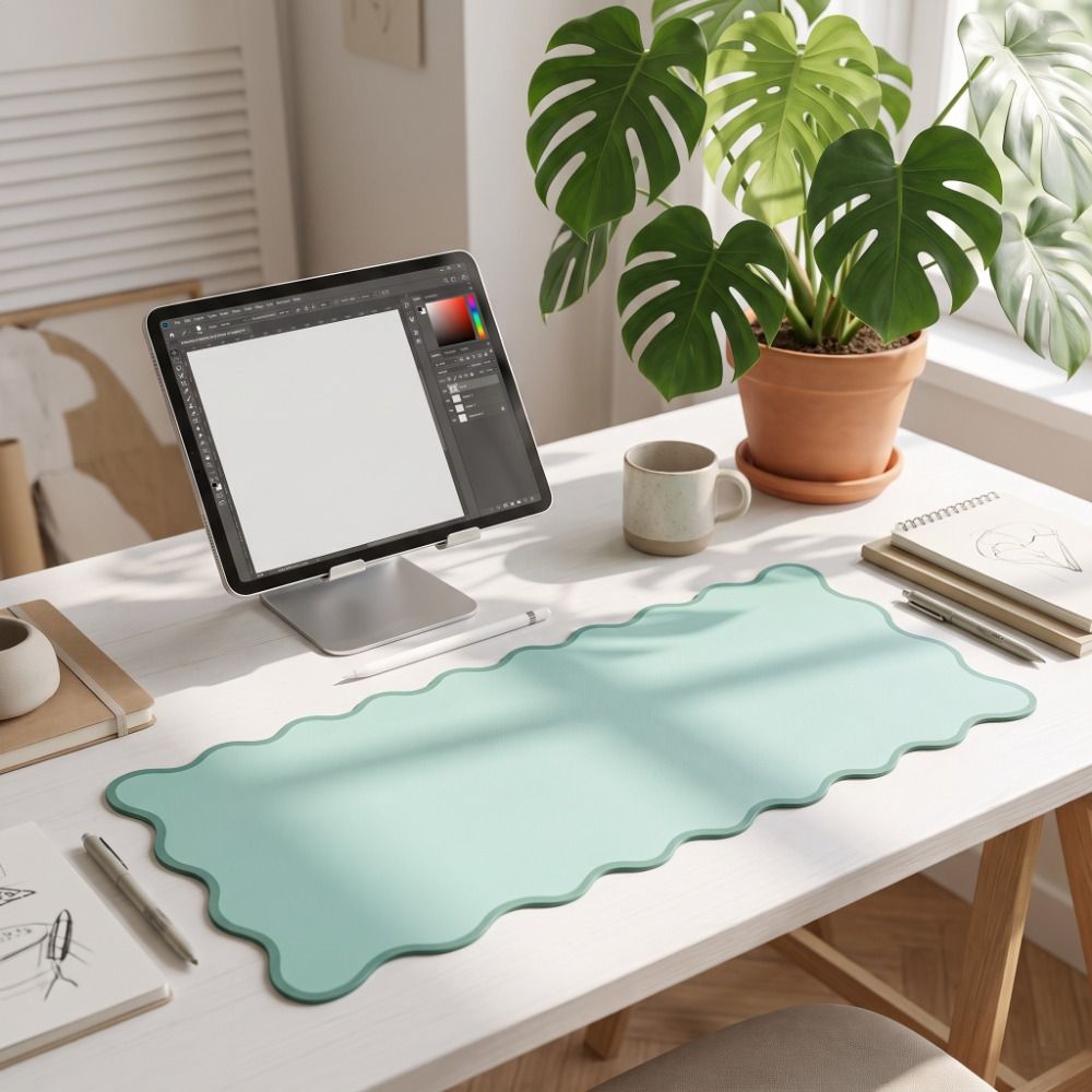 Sweet PU Leather Desk Pad Non  - огляд і ціна Keyboard Cover