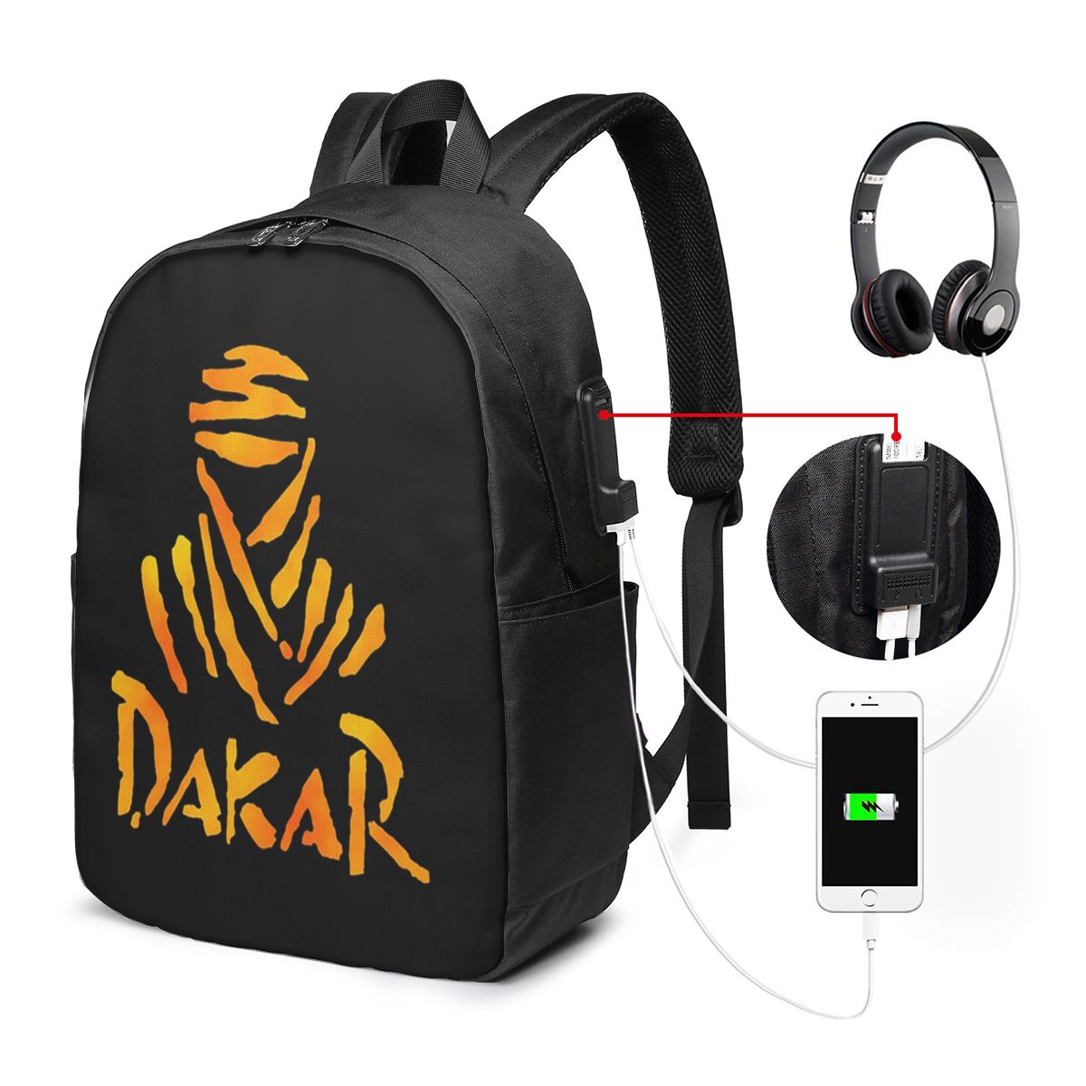 Dakar Rally Motorcycle Backpac - огляд і ціна Laptop Bag
