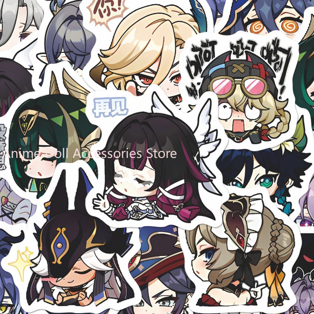 64PCS Genshin Impact Moon Maid - огляд і ціна Laptop Original Accessories