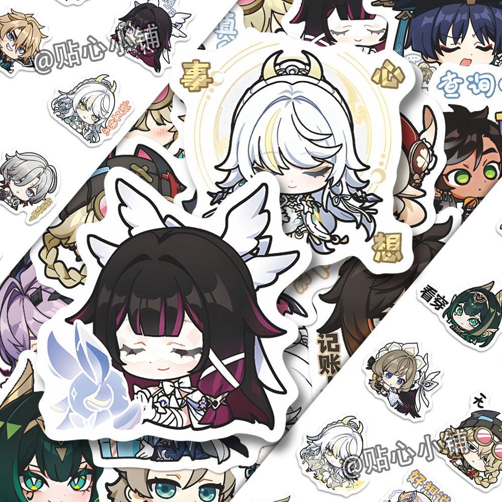 64PCS Genshin Impact Moon Maid - огляд і ціна Laptop Original Accessories